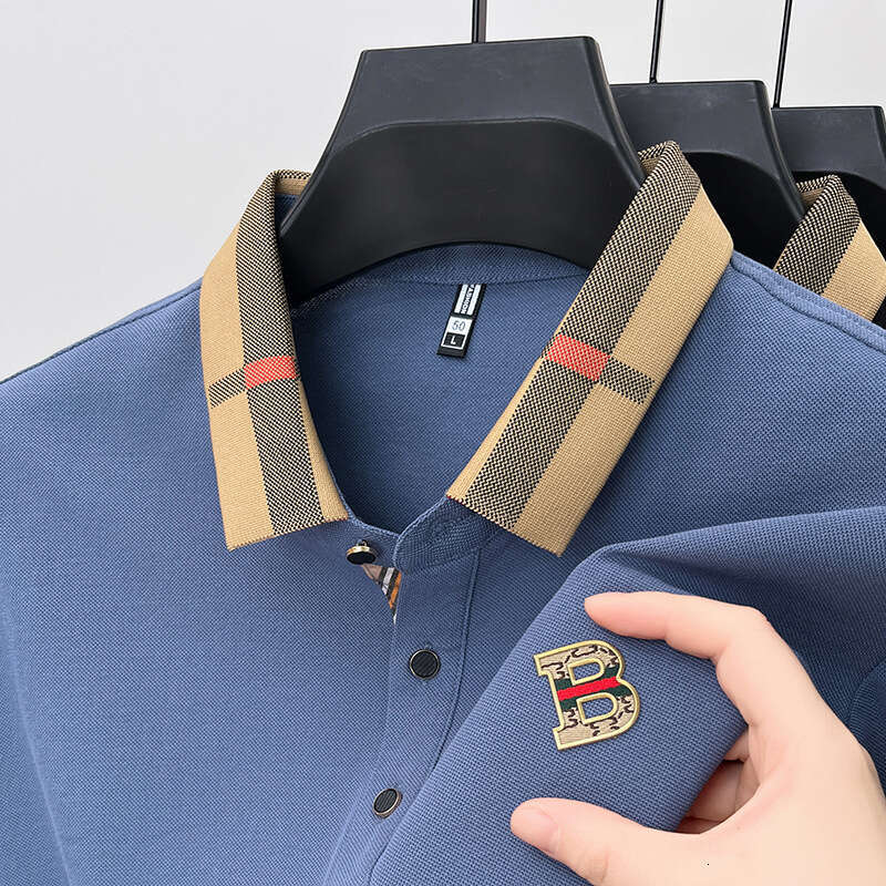 Luxury Brand Designer Clothes Premium Business Paul Authentic Men's Clothing Men's Polo Shirt Summer Turn-Down Collar With Fashion Design Sh