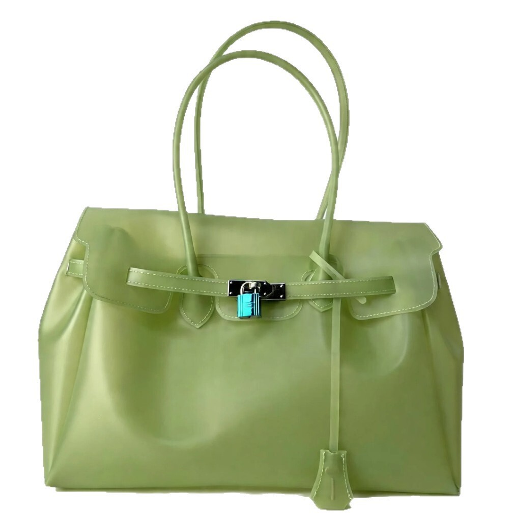 Designer handbag beach bag JellyFirkin handbag TPU transparent shoulder Kiikii same style jelly tote bag
