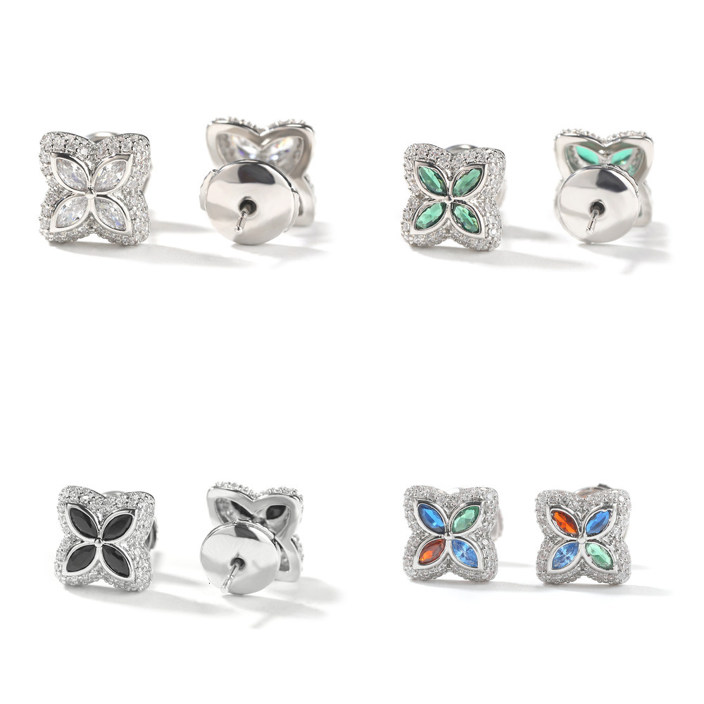 Designer Jewelry New earrings with zirconia with steel pins simple and elegant design highend and stylish ear accessories Luxury brand accessories