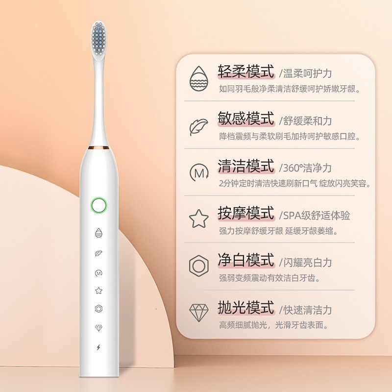 Electric Toothbrush Dormitory Home Business Trip Portable Toothbrush Set Children Adult Toothbrush240702