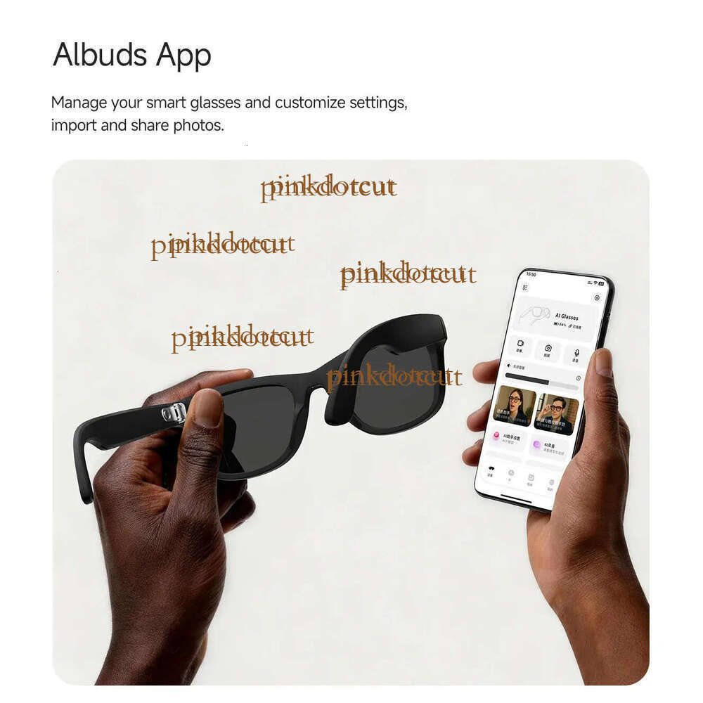 Smart MT5 Ultra 8MP HD Camera Video Recording Voice Call With Charging Case Intelligent AI Translation Glasses