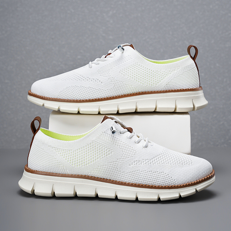 Lightweight Lace-up Casual Mens Shoes Breathable Loafers Mens Large Size Men Loafers 251126