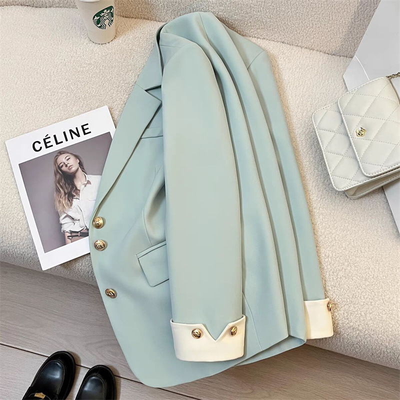 Luxury elegant 2026 Spring New Women's Blazer, Casual Chic High-End Celebrity Style Jacket, Trendy Streetwear Popular Fashion Coat