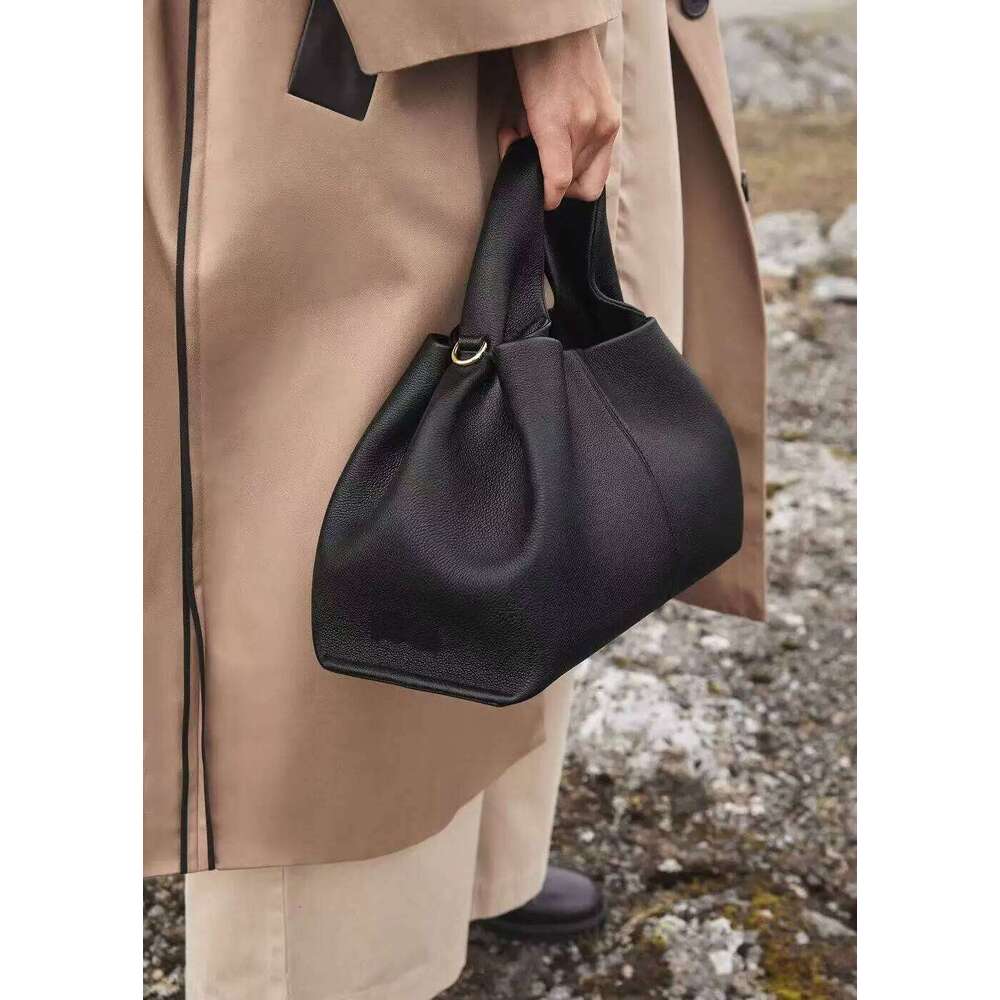 Pol Cloud Bag Niche Light Luxury French Leather Handbag One Shoulder Crossbody Fashion Women