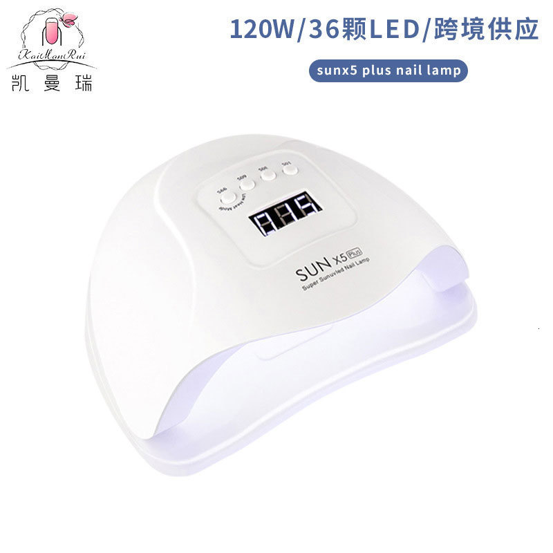 Nail Dryers SUNUV SUN6 Smart Lamp Nail LED UV Lamp Dryer Metal Bottom LCD Timer Multicolors for Curing UV Gel Polish Nail Art Tools 230410