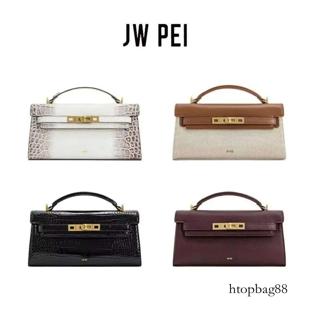 JW PEI Crocodile Embossed Handbag, Luxury Designer Convertible Purse For Women, Crossbody & Shoulder Bag In New Style