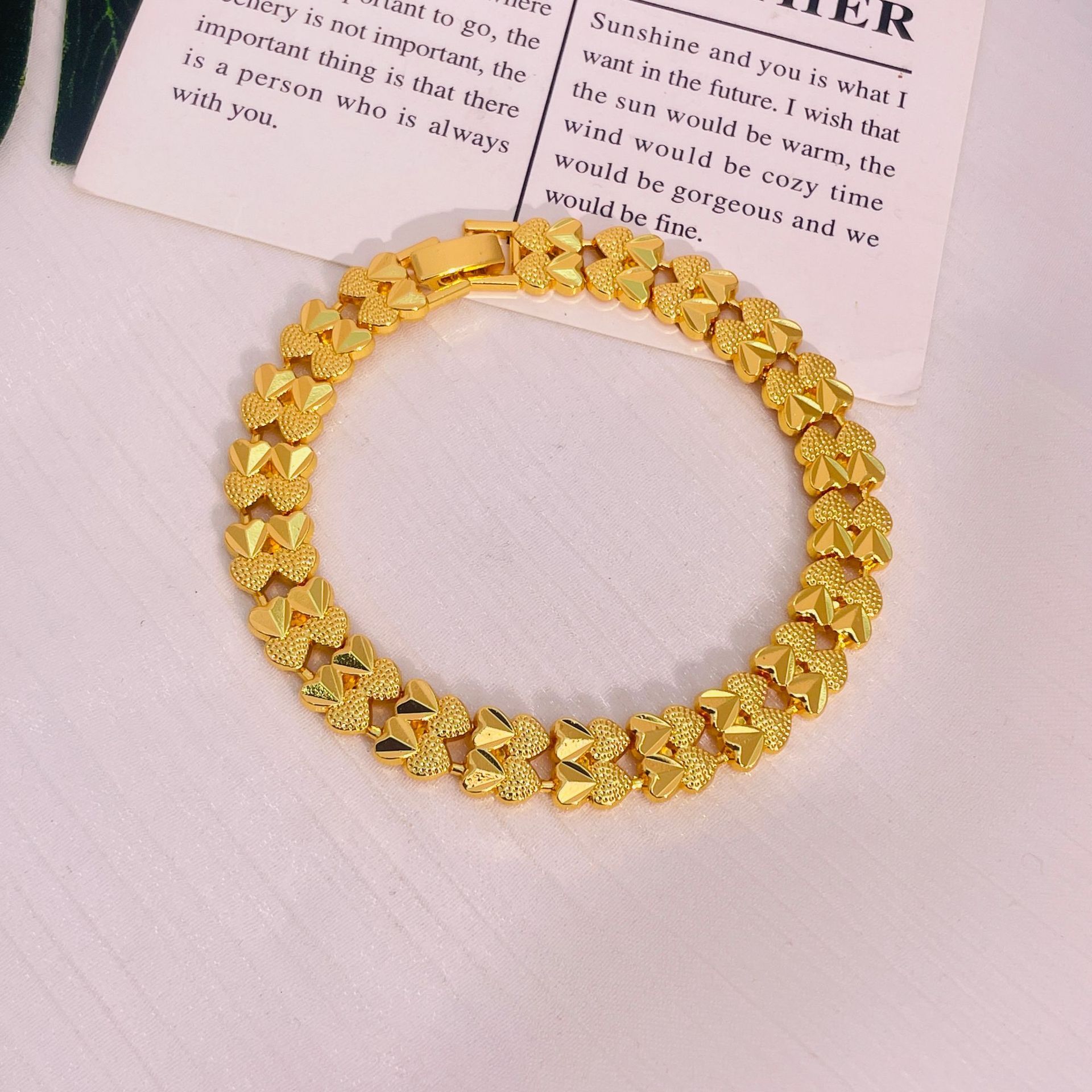 Designer Jewelry Bestseller gold Women Yellow Bracelet gold FortuneBringing Vintage Hand Jewelry Wholesale Luxury brand accessories