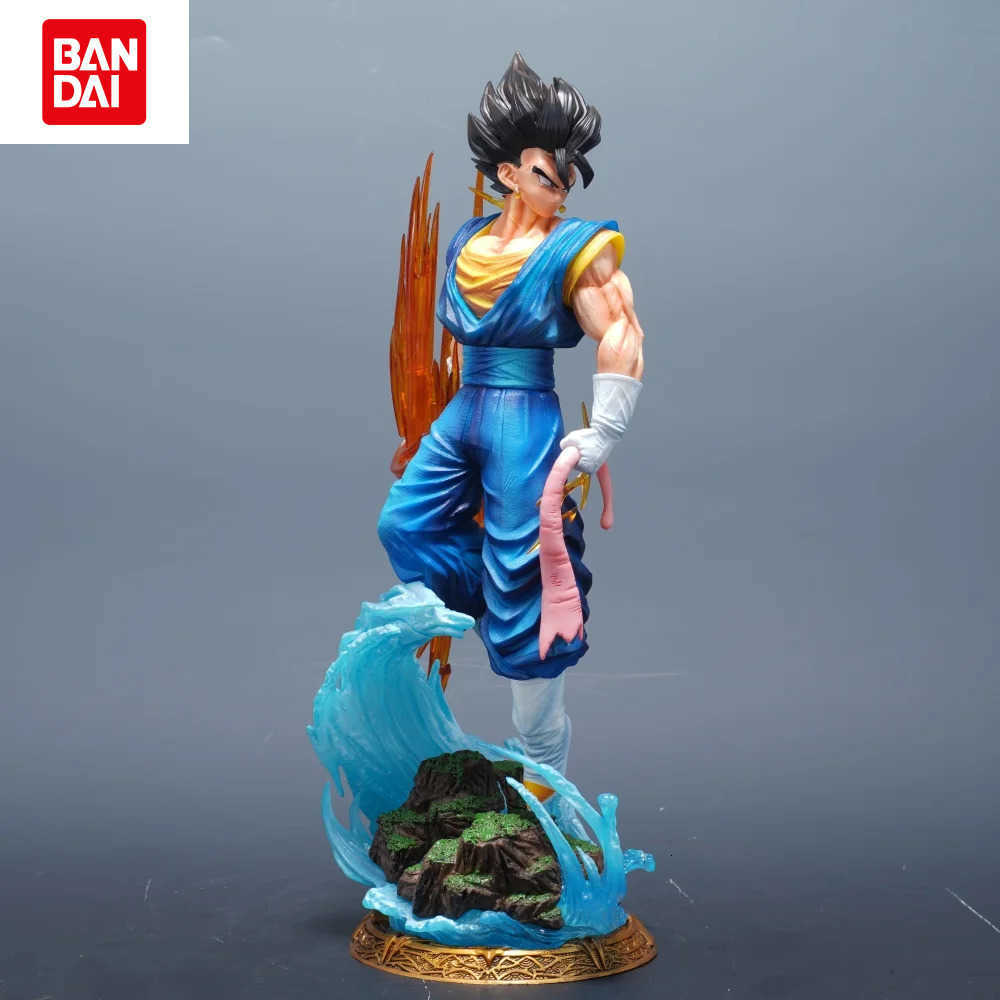 Bandai 38cm/1496in Anime Dragon Ball Figure Vegetto Action Figures Pvc Statue Desktop Ornamen Collection Model Toys Gifts L260529