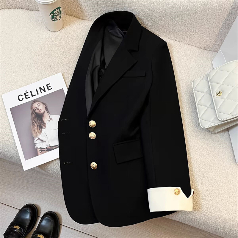Luxury elegant 2026 Spring New Women's Blazer, Casual Chic High-End Celebrity Style Jacket, Trendy Streetwear Popular Fashion Coat