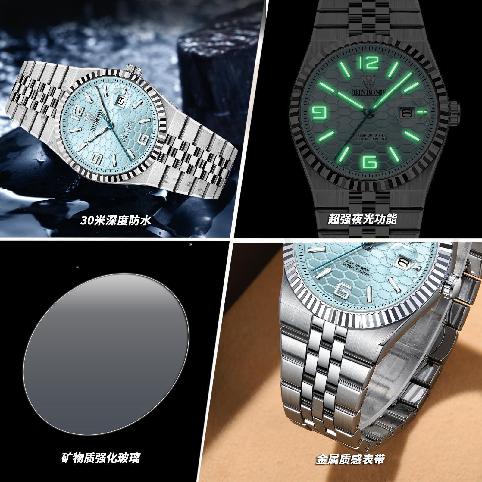 BINBOND High-End Mens Watch 2025 Mens Concept Large Dial Mens Watch260430 - view 5