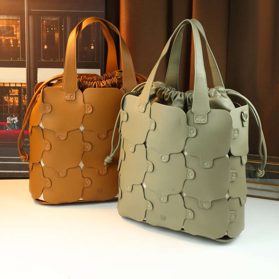 New Creative Geometric Patchwork Ultra Large Capacity Handbag Versatile Convenient For Going Out Women S Shoulder And Crossbody Bag SENYY