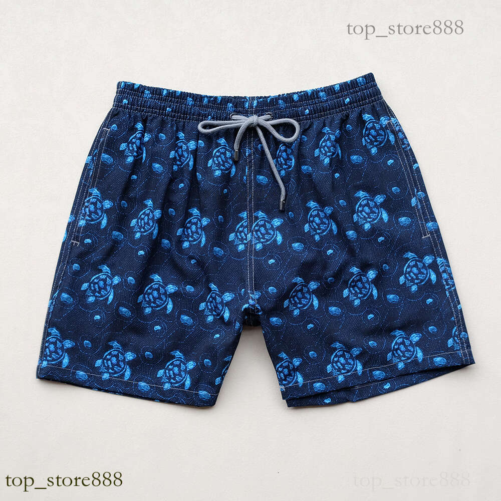Vilebrequin Shorts Men's Swimsuit Designer Vilebrequin Quick Drying Beach Short Pants Fashion Brand Swimming Casual Loose Summer Vacation Shorts 2Dc