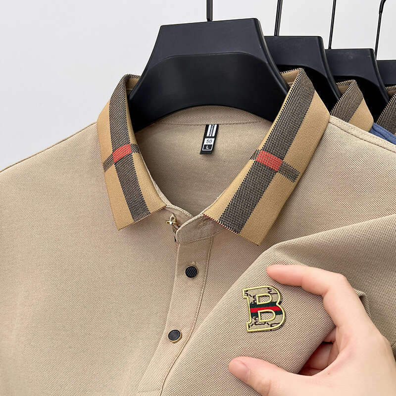 Luxury Brand Designer Clothes Premium Business Paul Authentic Men's Clothing Men's Polo Shirt Summer Turn-Down Collar With Fashion Design Sh