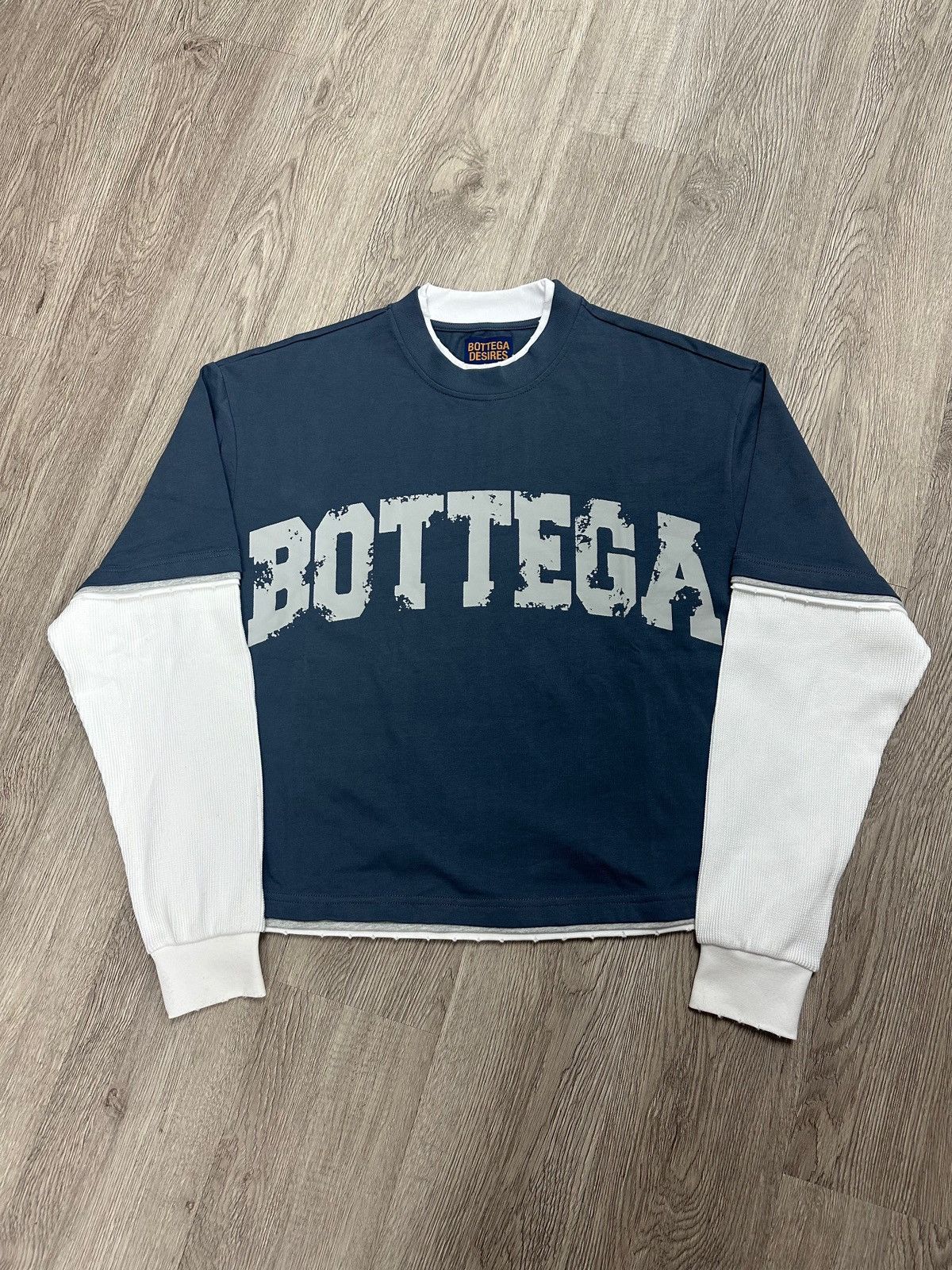 Men's T-shirt Bottega Print T-Shirts Rugby Stripe Y2K Retro Loose Shorts Classic Two-piece long-sleeved Garments Casual Versatile For Both Men An