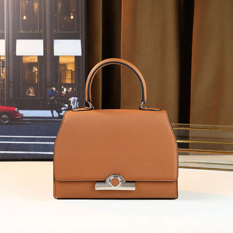 Light Luxury Women S New Fashion Retro Round Buckle Bag Single Shoulder Handbag Versatile For Daily Use Crossbody SENYY
