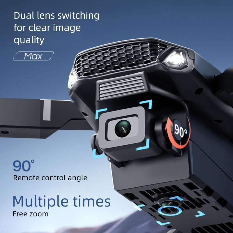 Famous Brand E Remote Control Drone With Screen High Definition Aerial Photography Optical Flow Positioning Children S Toy Airplane CKS