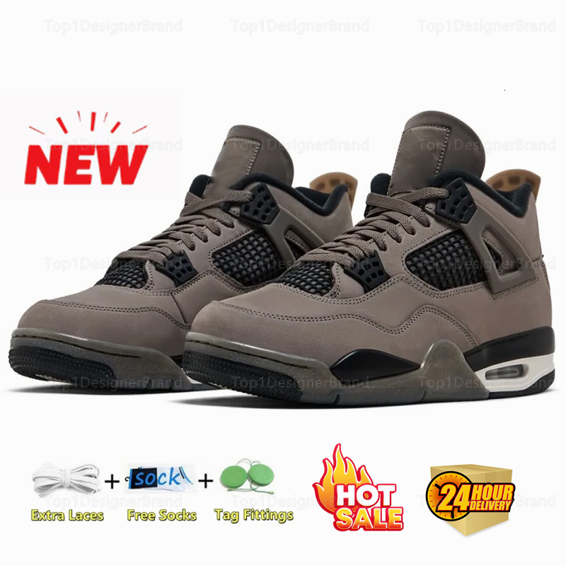 Designer 4s 4 2026 new basketball shoes for men women Black Cat Military 4 Sail Thunder White Oreo Cool Grey Varsity Red Bred Sneakers Blue University