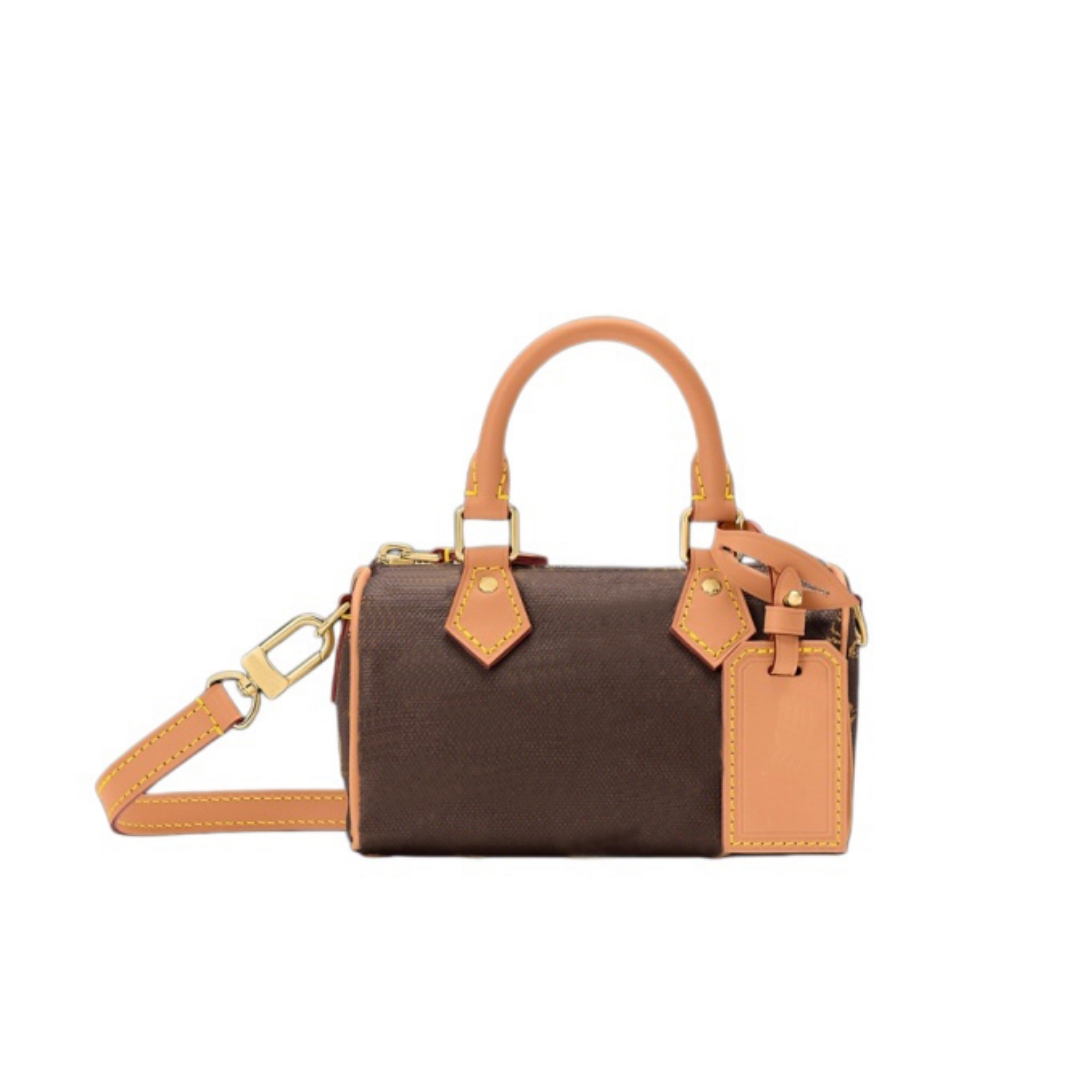 Designer Bag Nano Mini Canvas Crossbody Shoulder Bag Women Luxury Leather Sleek Design Sac De Luxe Handbag Totes Wallet Classic Messenger Purse