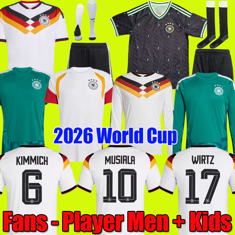 Germany jersey 2026 World Cup 26 soccer jerseys Kit Women football shirts men kids set Deutschland HAVERTZ GNABRY Long sleeves goalkeeper training