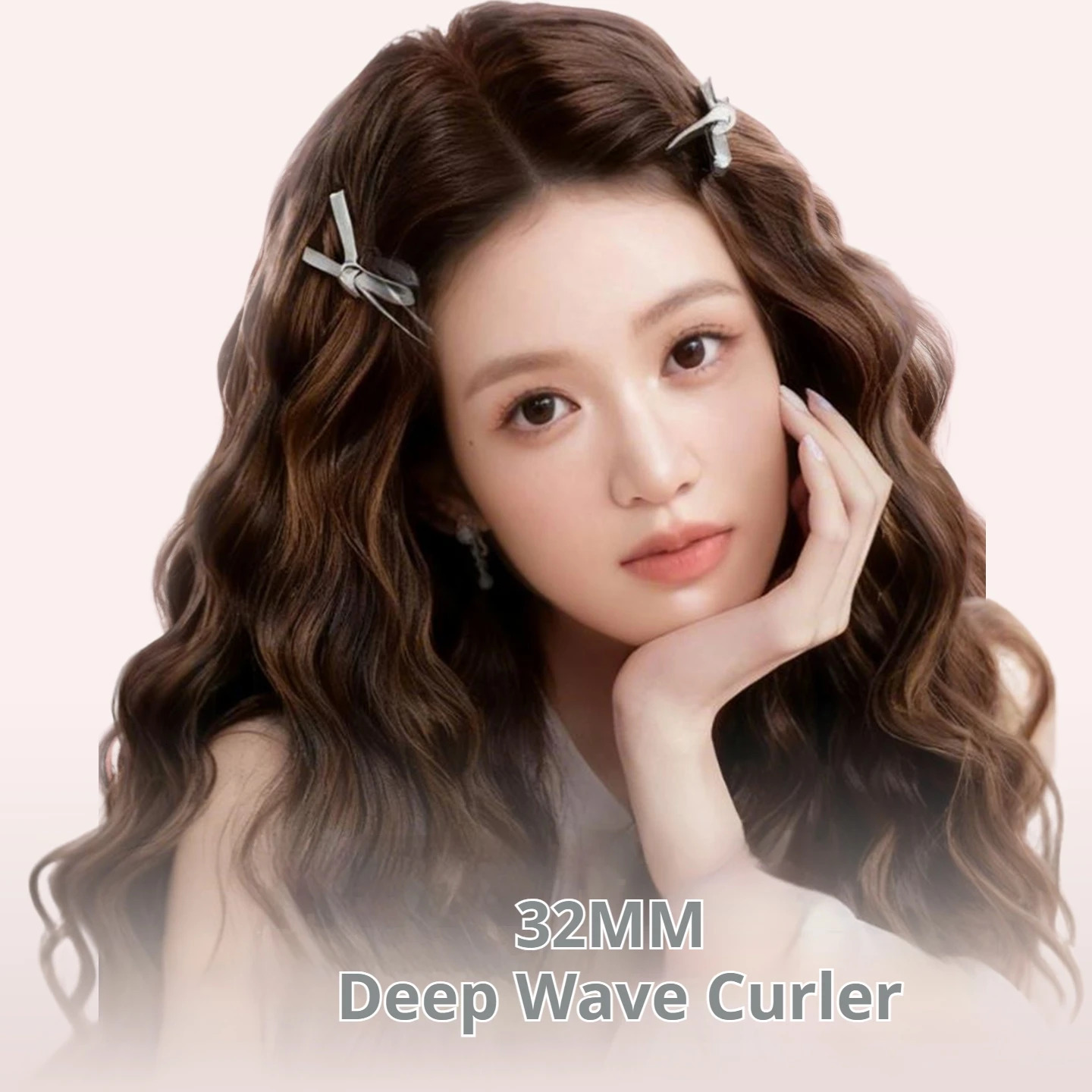 Professional 3 Barrel Hair Waver 138W 126 Inch Curling Iron with Temperature Control Curling Iron Wand Hair Waver with LCD 260429