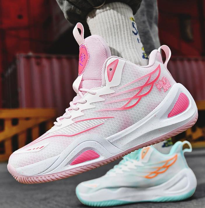 Designer Practical basketball shoes casual sports running shoes teenagers' primary and secondary school students' cement floor anti slip men