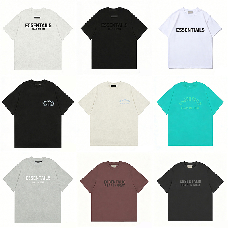 2026 designer mens tshirt essentials t shirt clothes short sleeve printed Fashion cotton overcoat tshirts streetwear for man tops fashion shorts shirts size S-XL