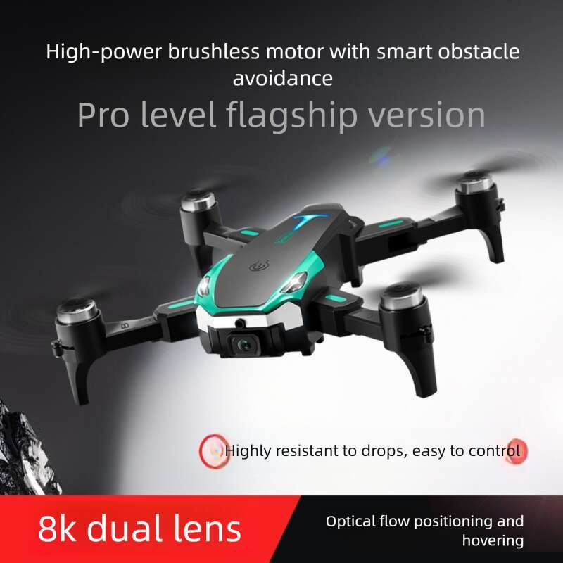 S25 Brushless Drone 4K HD Dual Camera 360° Obstacle Avoidance Optical Flow Positioning Foldable RC Quadcopter for Beginners AdultsCKS