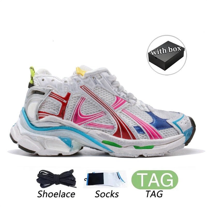 Designer Track LED Runners 75 70 30 Shoes Mens Womens Runner 3 7 White Blue Orange Triple Black Colorful Heels Office Tracks Plate-forme Shoe Light Tr
