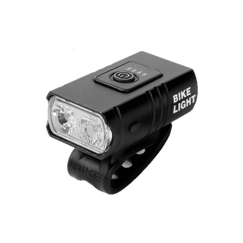 New multifunctional bicycle light strong light for night riding USB rechargeable outdoor cycling mountain bike lighting 240307
