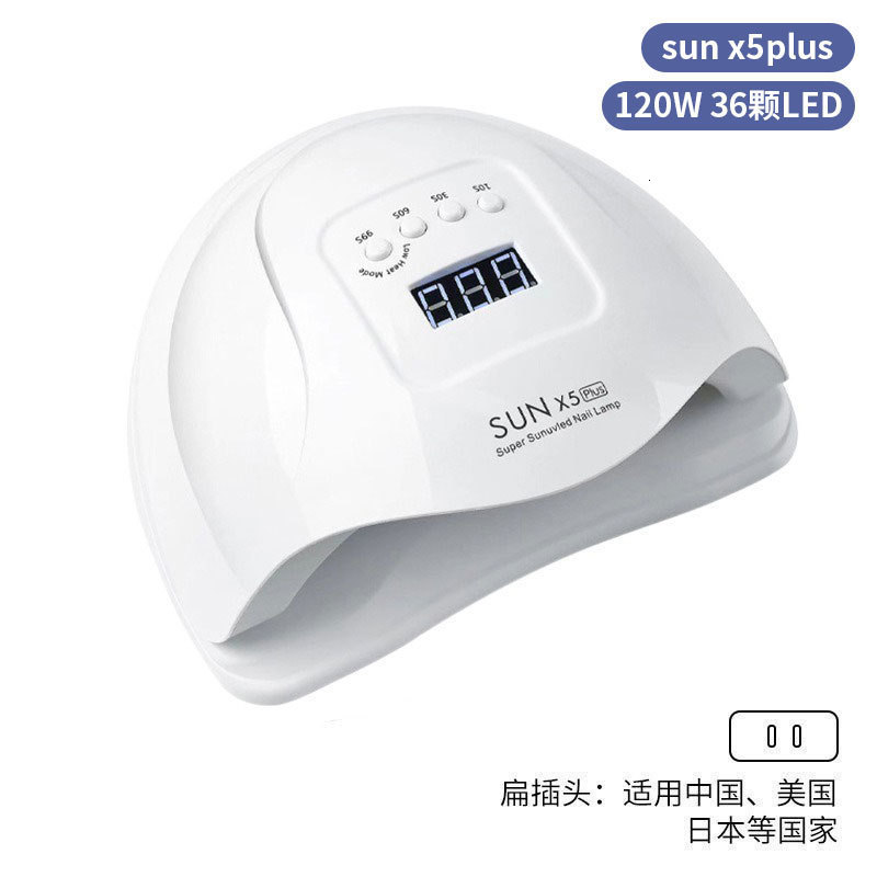 Nail Dryers SUNUV SUN6 Smart Lamp Nail LED UV Lamp Dryer Metal Bottom LCD Timer Multicolors for Curing UV Gel Polish Nail Art Tools 230410