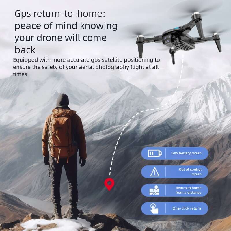 Famous Brand S Max Drone Brushless GPS Intelligent Return Remote Control Aircraft Aerial Photography Obstacle Avoidance Quadcopter Model CKS