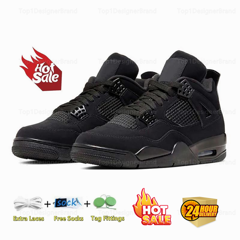 Designer 4s 4 2026 new basketball shoes for men women Black Cat Military 4 Sail Thunder White Oreo Cool Grey Varsity Red Bred Sneakers Blue University