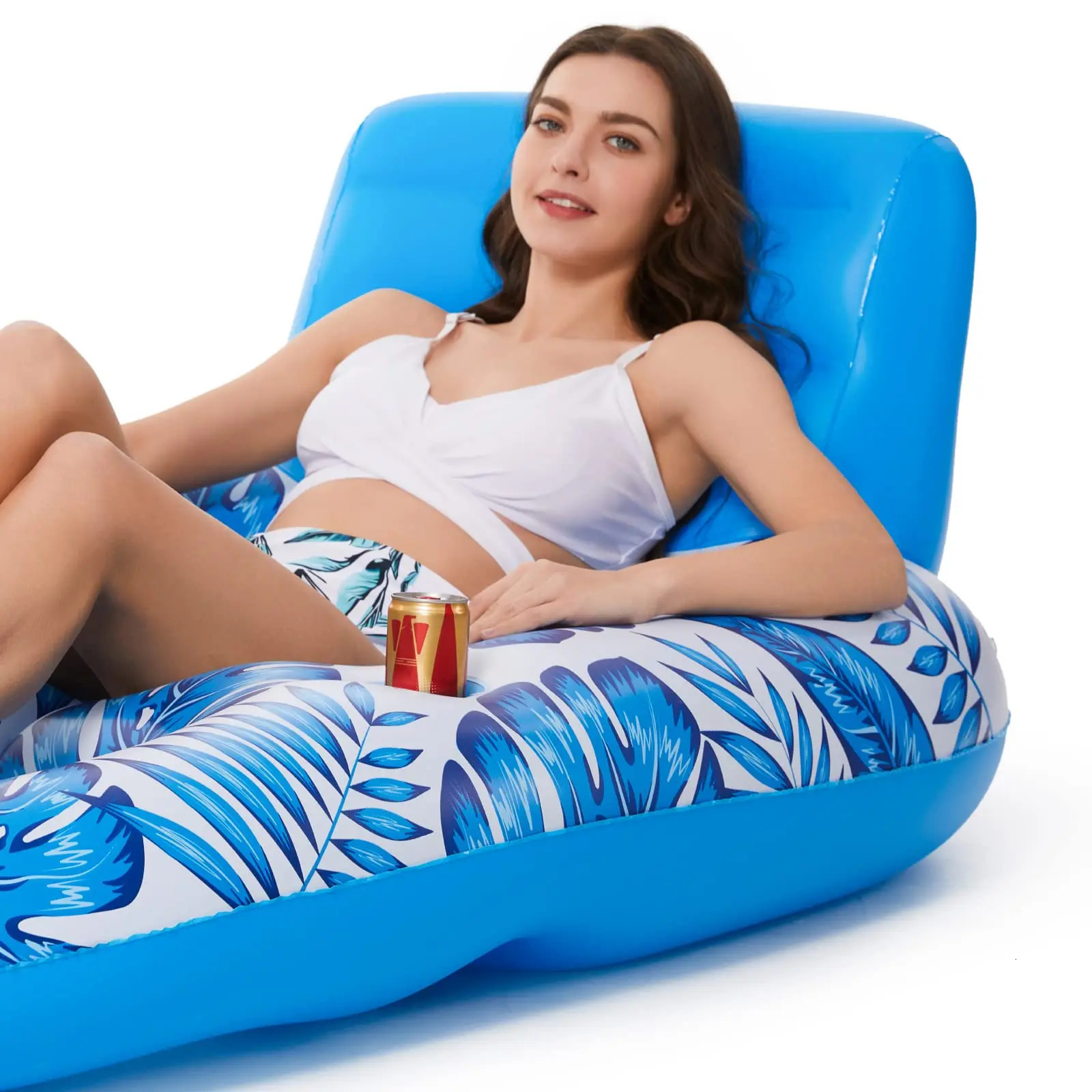 Inflatable Pool Float Adult Floaties Lounger Floats Raft Floating Chair Water for Swimming Lake Lounge Floa 260429