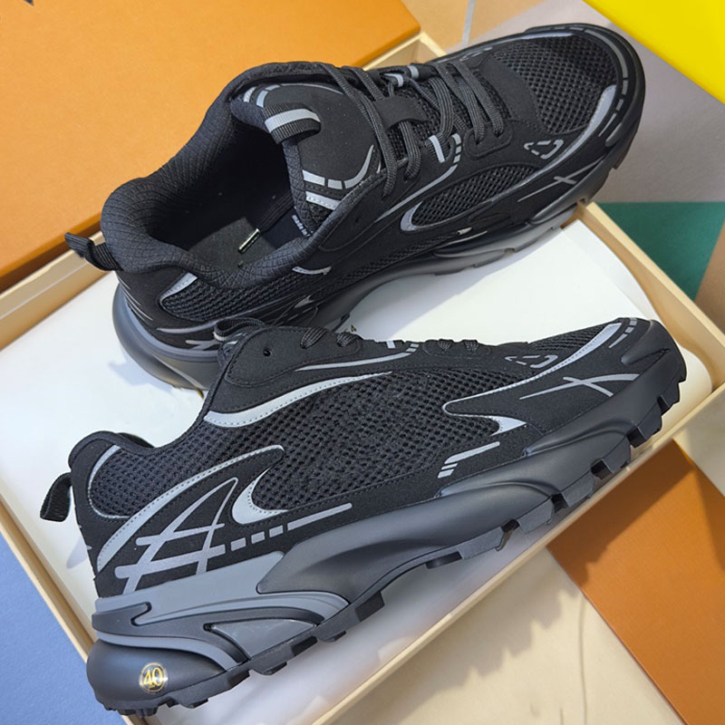 Famous brand design of Mason Tatic Runner Sneaker Mens thick soled sports shoes breathable mesh strap design tongue classic logo daily versatile mens flat shoes