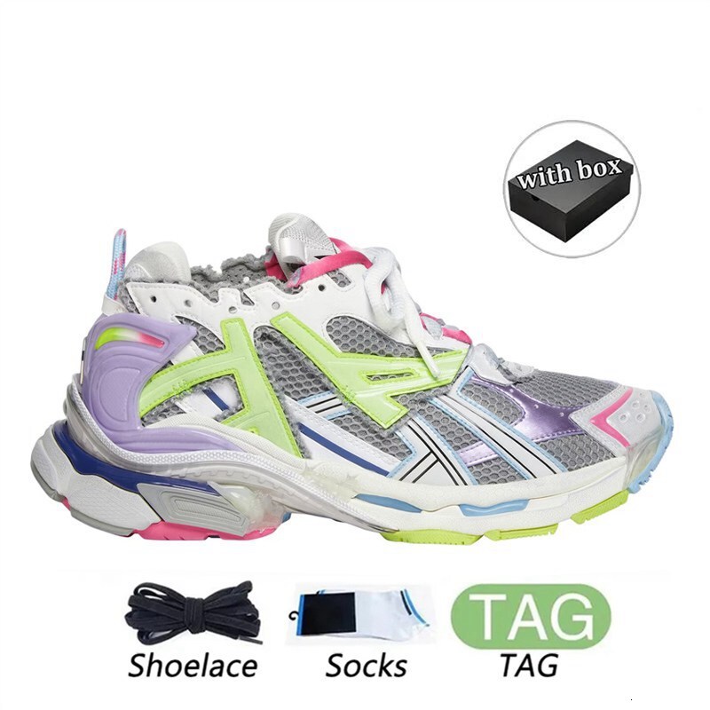 Designer Track LED Runners 75 70 30 Shoes Mens Womens Runner 3 7 White Blue Orange Triple Black Colorful Heels Office Tracks Plate-forme Shoe Light Tr