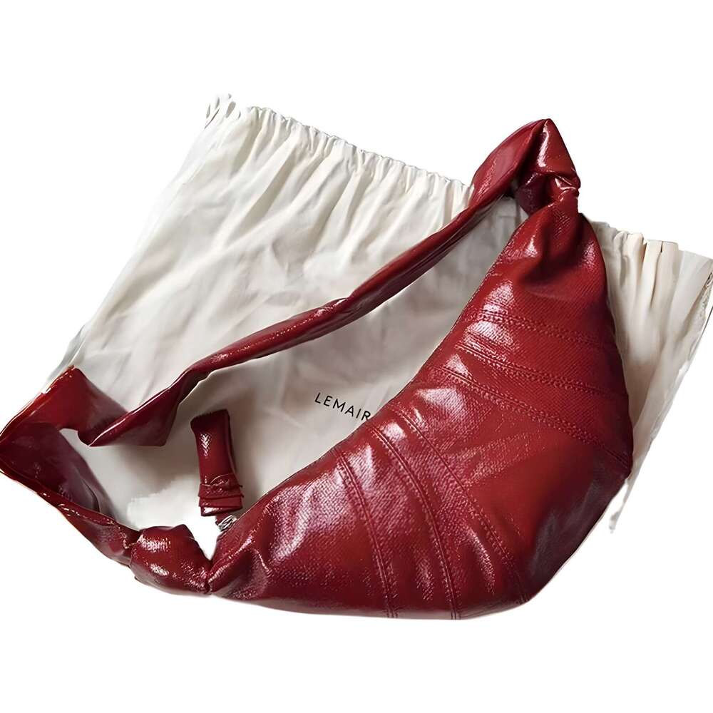LE High Quality New Linen Coated Croissant Bag Trendy Ins Style Unisex Versatile Crossbody Knotted SENYY