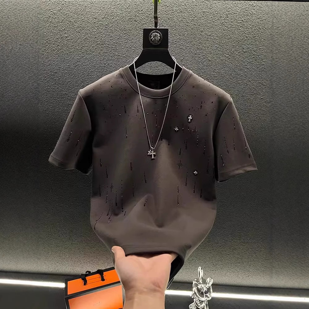 T Shirts For Men Designer Oversized Tee Shirt Homme Summer Y2k Graphic Tee Sporty Style Sweatshirt Breathable Fashion Essential Clothes