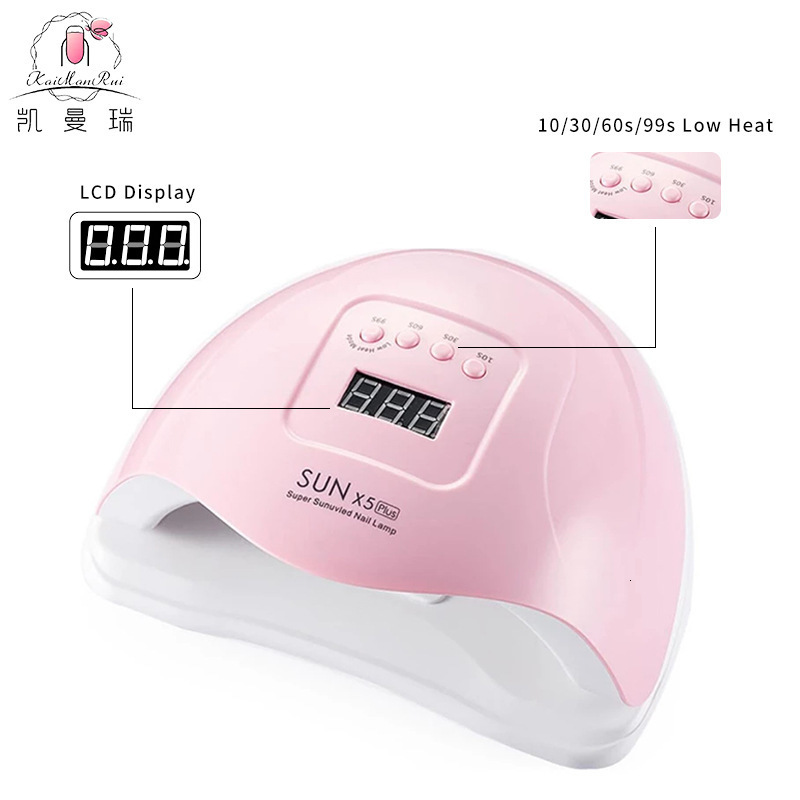 Nail Dryers SUNUV SUN6 Smart Lamp Nail LED UV Lamp Dryer Metal Bottom LCD Timer Multicolors for Curing UV Gel Polish Nail Art Tools 230410