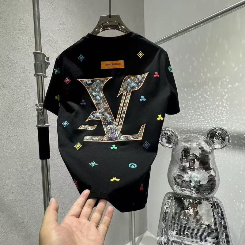 Designer Shirt Luxurious High-end Embroidered Short-sleeved Shirt Outdoor Sports Loose And Breathable Fashionable And Comfortable Versatile