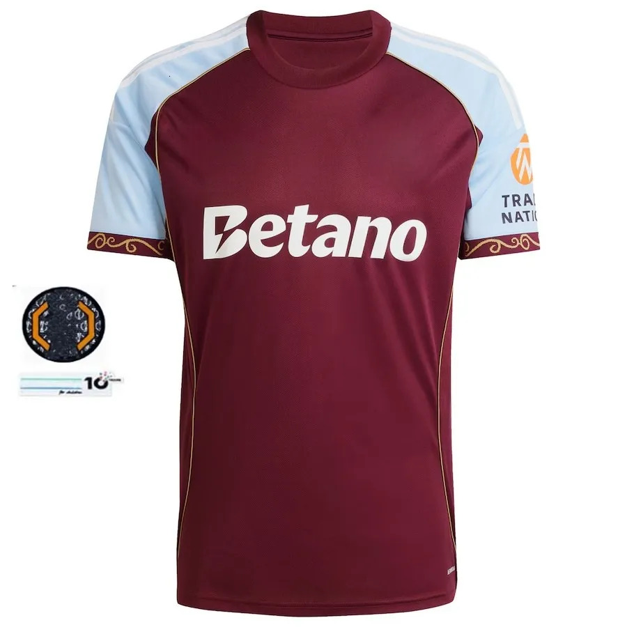 XXXL 4XL Mens top 25 26 Aston goalkeeper BAILEY MALEN soccer jersey home away third 2025 2026 villa McGINN ONANA WATKINS KONSA MARTINEZ Men kids kit f