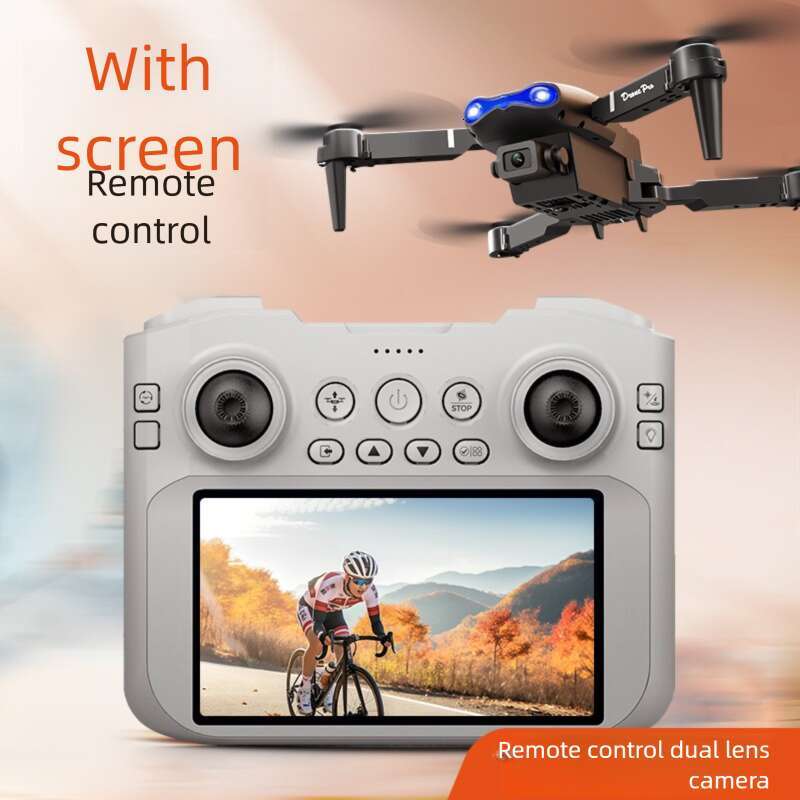 Famous Brand E Remote Control Drone With Screen High Definition Aerial Photography Optical Flow Positioning Children S Toy Airplane CKS