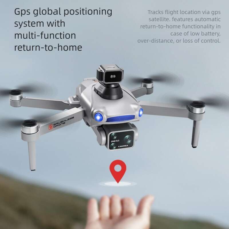 S119 GPS Drone HD Screen 8K Dual Camera Brushless 360° Obstacle Avoidance 5G WiFi FPV Long Range Aerial Photography RC Quadcopter CKS