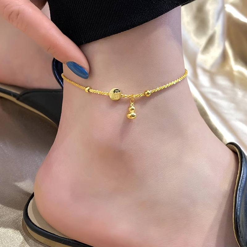 Monaco anklet chain womens anklet copper material electroplated mns anklet 251215