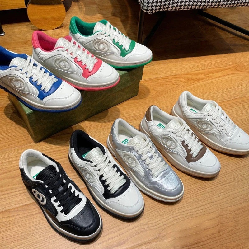 G Designer Shoes 2026 Men and Women's Multicolored New Star Same Style Couple White Shoes Casual Versatile Fashion Sneakers Retro Lace Flat Board Shoes Gift Size 35-45