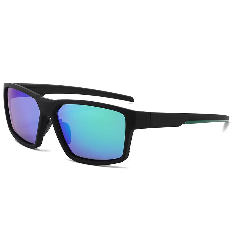 2026 Fashion polarized men's and women's cycling sunglasses, fishing sunglasses, coated with genuine film, cross-border elastic paint, outdo