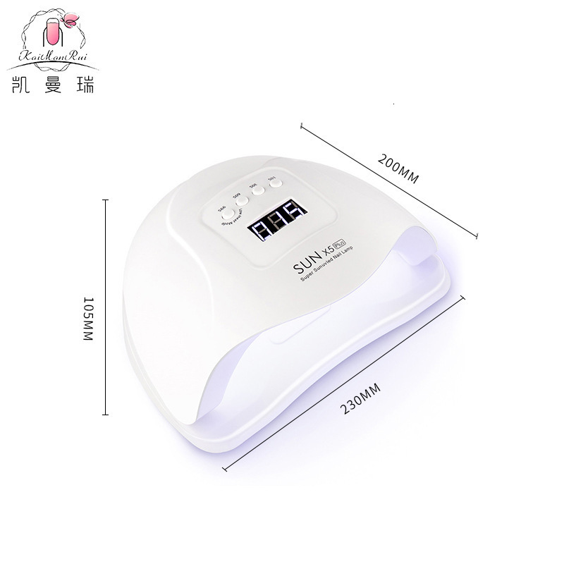 Nail Dryers SUNUV SUN6 Smart Lamp Nail LED UV Lamp Dryer Metal Bottom LCD Timer Multicolors for Curing UV Gel Polish Nail Art Tools 230410