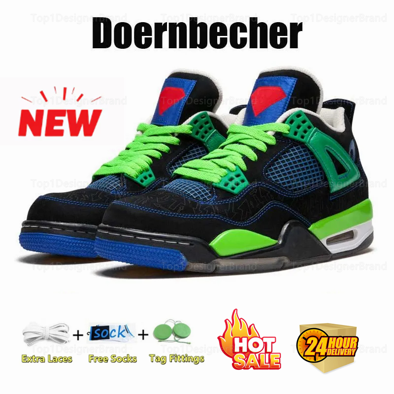 Designer 4s 4 2026 new basketball shoes for men women Black Cat Military 4 Sail Thunder White Oreo Cool Grey Varsity Red Bred Sneakers Blue University