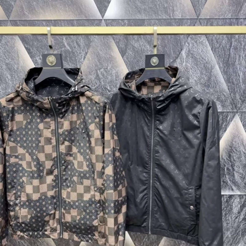 2026 Spring New European Fashion Brand Men's Hooded Double-Sided Jacket, Stylish And Versatile Casual Coat - view 4