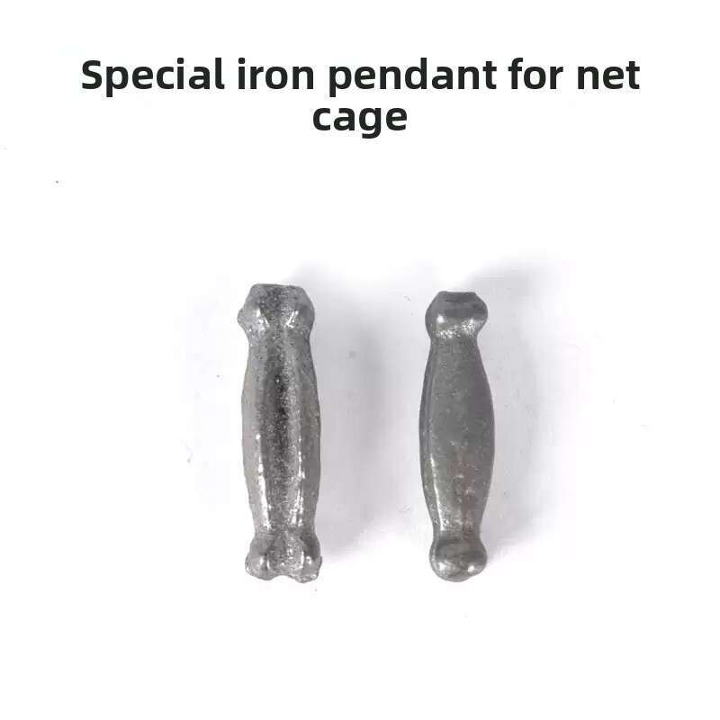 Heavy Duty Fishing Net Weights & Cast Net Lead Sinks - Iron Sinkers for Shrimp Traps, Gill Nets & Crab Pots