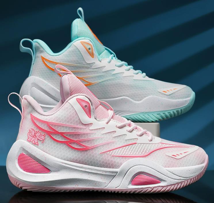 Designer Practical basketball shoes casual sports running shoes teenagers' primary and secondary school students' cement floor anti slip men